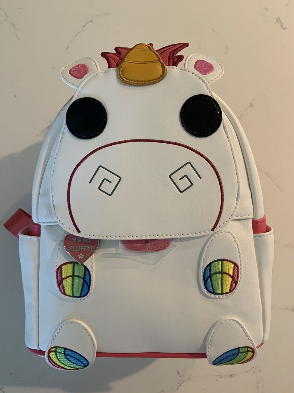 Loungefly Funko Pop! Despicable Me Fluffy Unicorn Cosplay Mini Backpack NWT
